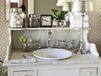 Bancada de lavatório vintage